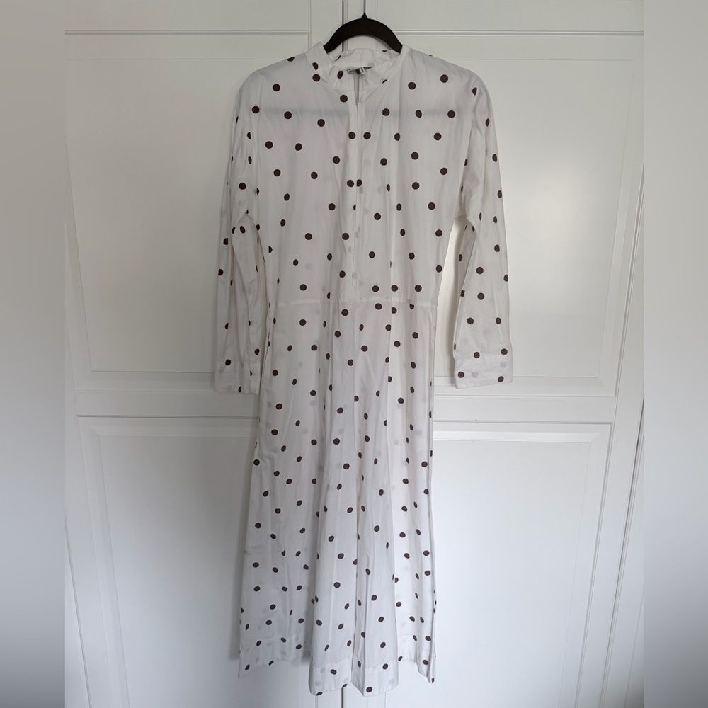 Ganni Size 36 Dress.  Some Marks.  Ptp 18 In  47 In length